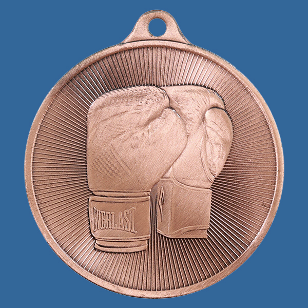 1088-32BRe Universal Series Antique Iron Bronze Boxing Medal 50mm