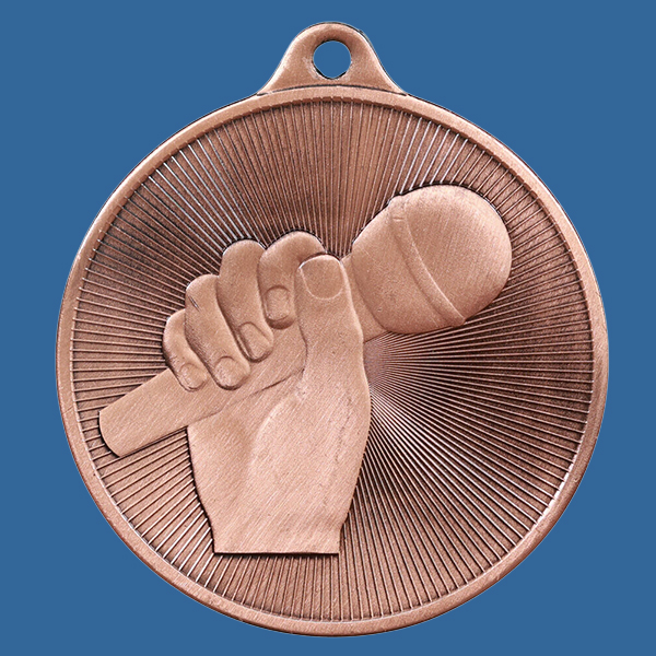 1088-48BRe Universal Series Antique Iron Bronze Debate Medal 50mm