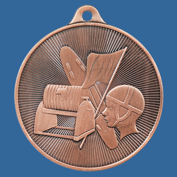 1088-4BRe Universal Series Antique Iron Bronze Lifesaving Medal 50mm