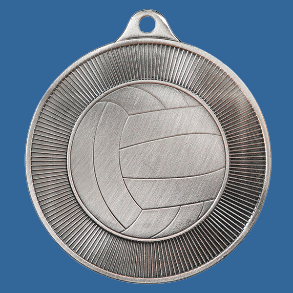 1088-68Se Universal Series Antique Iron Silver Water Polo Medal 50mm
