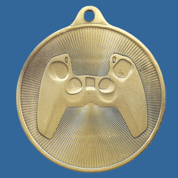 1088-95Ge Universal Series Antique Iron Gold eSports Medal 50mm