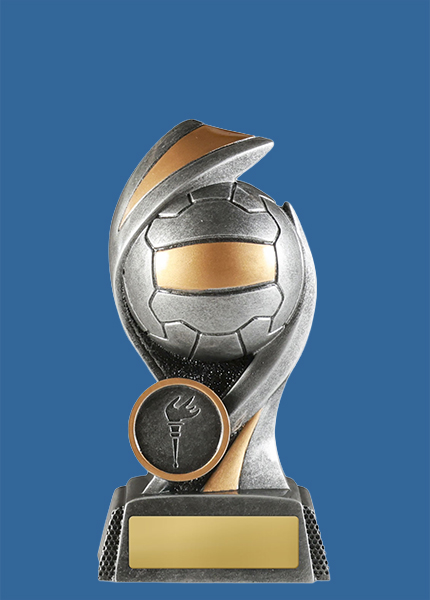 1140-8_e Helix Series Netball Resin Trophy