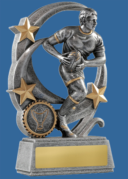 1145-6M_ Scythe Stars Series Male Rugby Resin Trophy