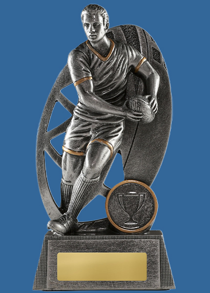 1147-6MB Navarra Series Resin Male Rugby Trophy
