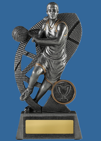 1147-7FB Navarra Series Resin Female Basketball Trophy (REDO-DO)