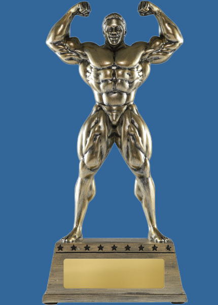 1179_e Resin Body Builder Trophy