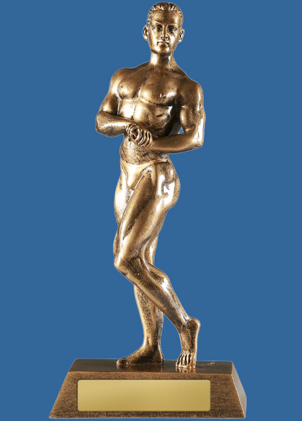 1520M_e Resin Male Bodybuilding Trophy