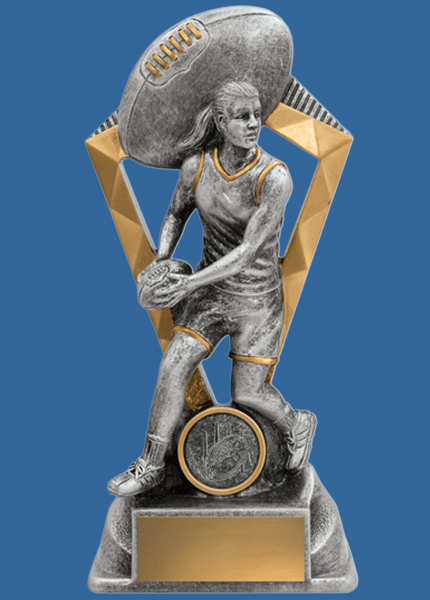 14287_t Catalyst Series Resin Female AFL Aussie Rules Trophy