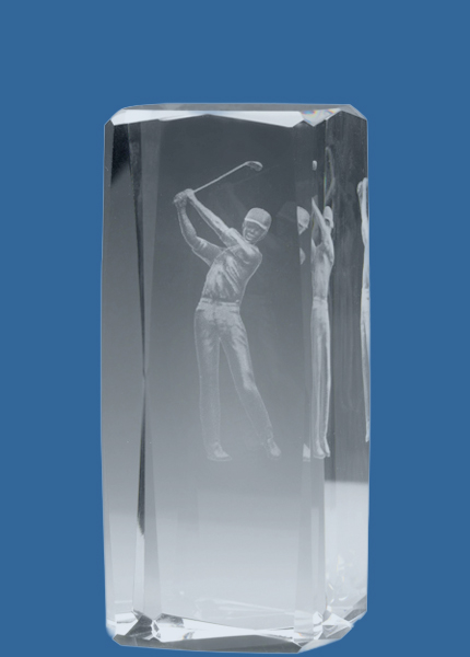 CB945 Hologram Male Player Golf Award