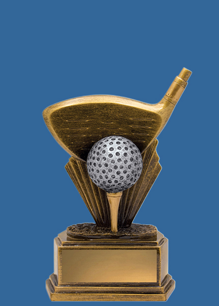a3501t Resin Encore Driver Golf Trophy