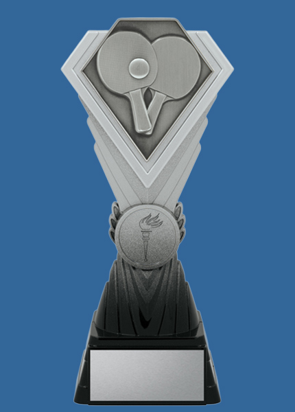 dk466_t Diamond Silver Series Plastic Table Tennis Trophy