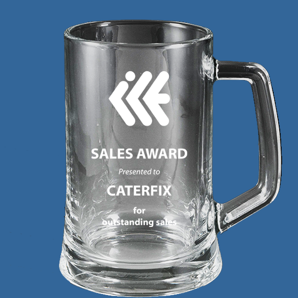 BSG650e Clear Glass Beer Mug 650ml
